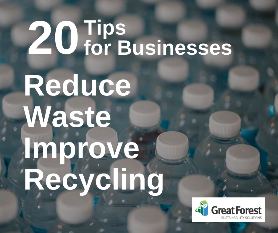 20 recycling tips to help businesses reduce waste from Great Forest