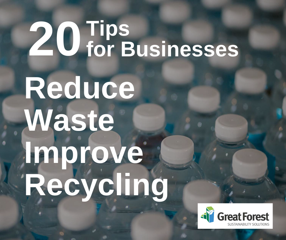 Forbløffe sukker Bukser 20 Waste Reduction and Recycling Tips For Businesses - Great Forest